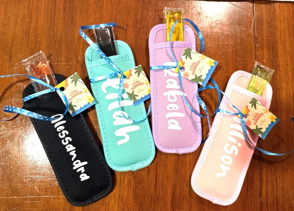 Personalized popsicle holders