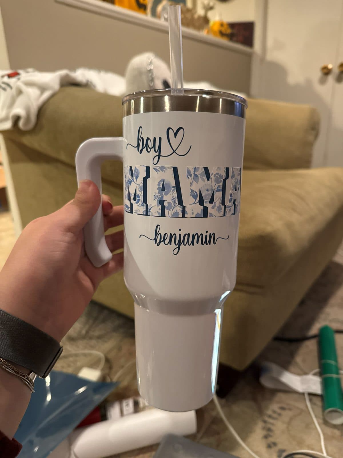 Custom name tumblers